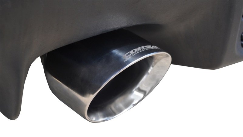 Mitsubishi Lancer Performance Exhaust - Dual Rear Exit - CORSA Performance - Cat-Back, Sport - Polished - `08-`15